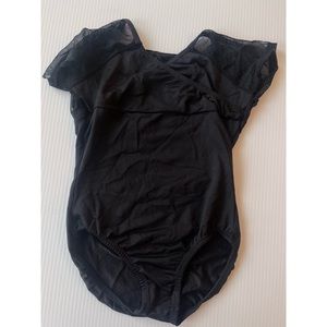 Motionwear black leotard (Large child, 12)